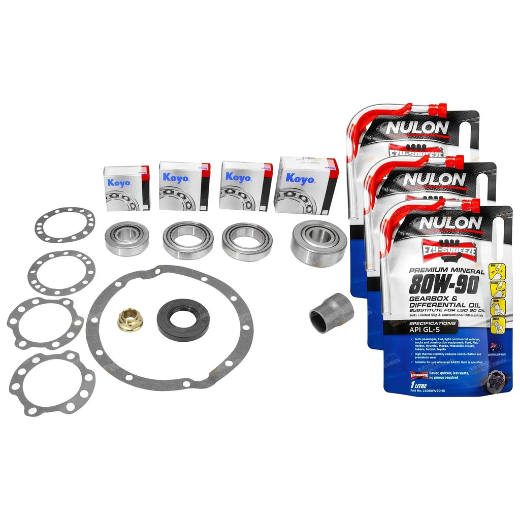 Rear Differential Bearing Rebuild + Oil for Toyota Surf 4Runner