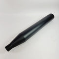 Rinehart 4 in. Left Slip-On Muffler w/Black End Cap for Harley (500-0117L)