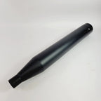 Rinehart 4 in. Left Slip-On Muffler w/Black End Cap for Harley (500-0117L)