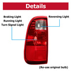 Tail Light Driver Side for Ford F-250 F-350 F-450 F-550 Super Duty (2008–2016)