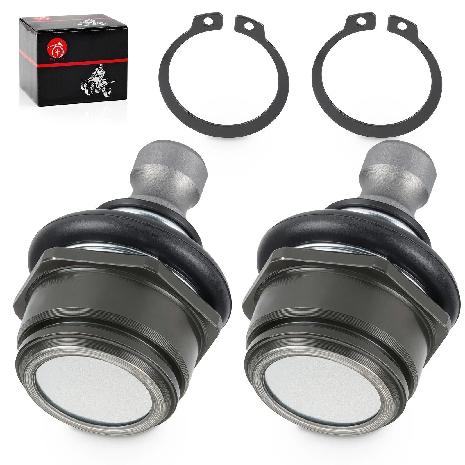 2 x Front Lower A Arm Ball Joint Set for Kawasaki Prairie (1999–2006)