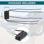 Power Window Switch Connector Repair Pigtail for Camaro Firebird (1970–1981)