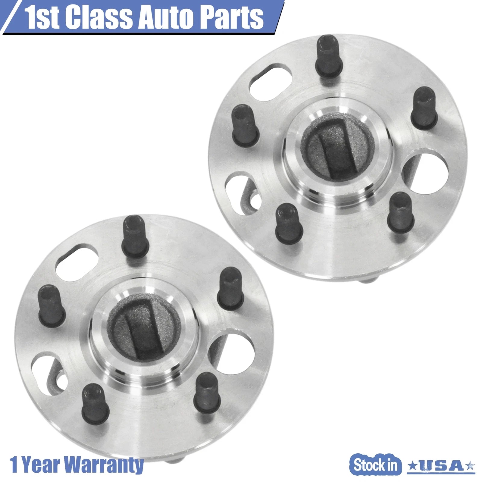 2X Rear Wheel Hub & Bearing Assembly for Buick Cadillac Chevy Pontiac (Fits 513012)
