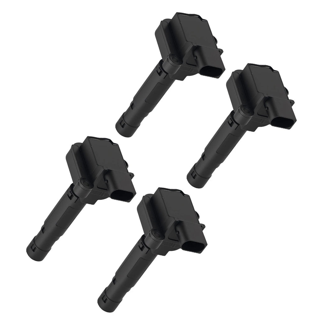 Set of 4 Ignition Coil Assemblies for Mercedes C180 C200 C230 (2002–2006)