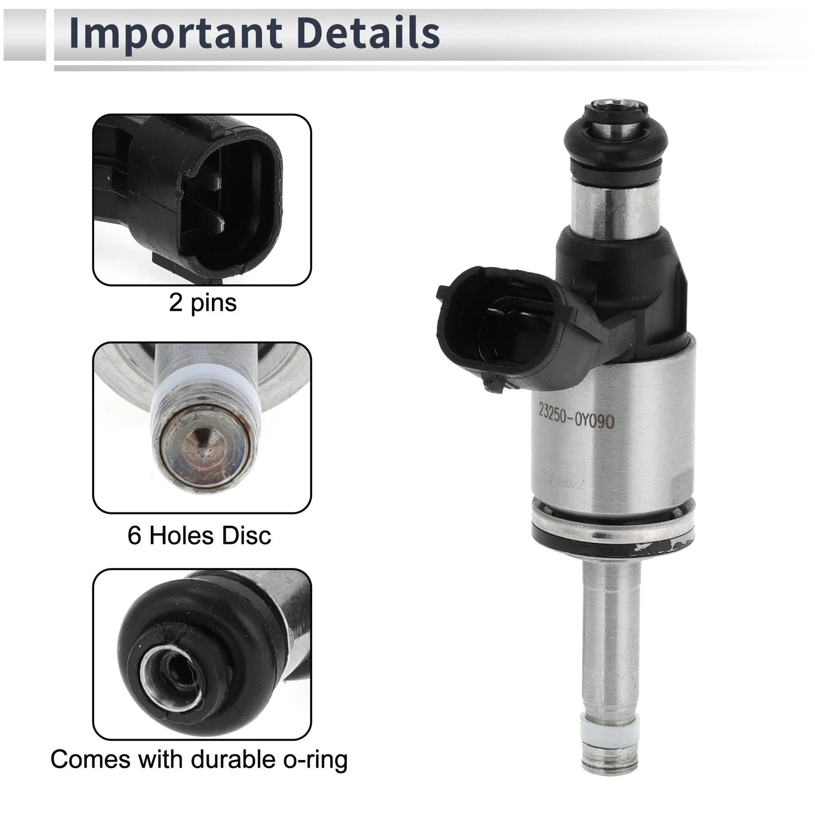 Fuel Injector No. 23209-0Y090 for Toyota Corolla 1.2T (2019–2023)