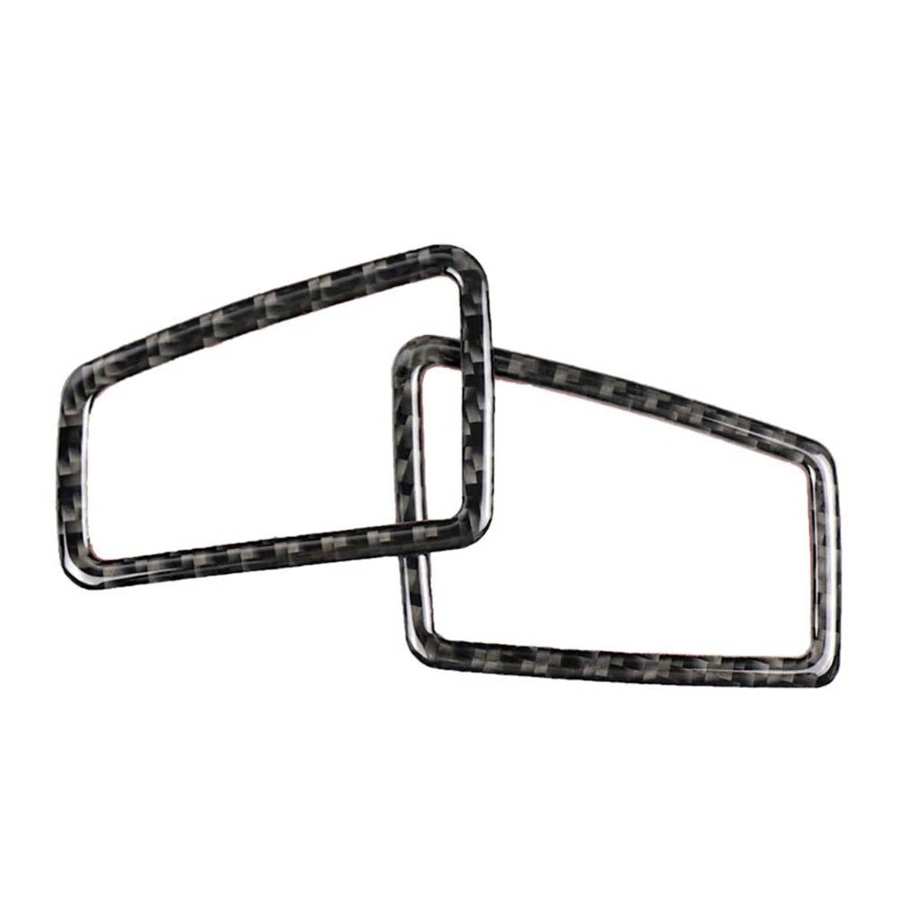 2Pcs Carbon Fiber Look Air Vent Outlet Cover for BMW 3 Series E90 E92 E93 (2005–2012)