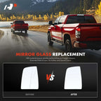 Driver Upper Manual Mirror Glass for Ford Transit 150 250 350 (2015–2020)