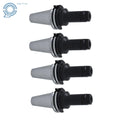 Set of 8 CAT40-ER16 Collet Chucks for Tool Holder (4" Gage Length)