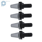 Set of 8 CAT40-ER16 Collet Chucks for Tool Holder (4" Gage Length)