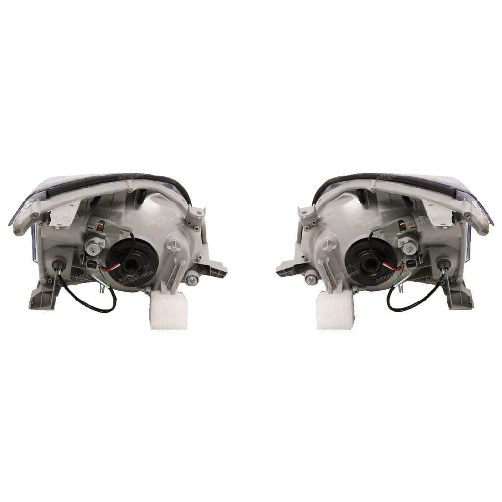 2 x Chrome HeadLights for Toyota Landcruiser Prado 120 Series (2002–2009)
