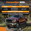 Fog Lights for GMC Sierra 2500HD 3500HD (2015–2019) + Wiring