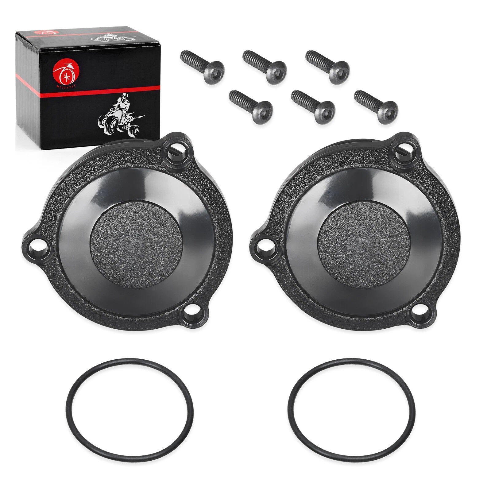 2 Front Wheel Hubcaps for Polaris Scrambler Magnum Sportsman (1995–2006)