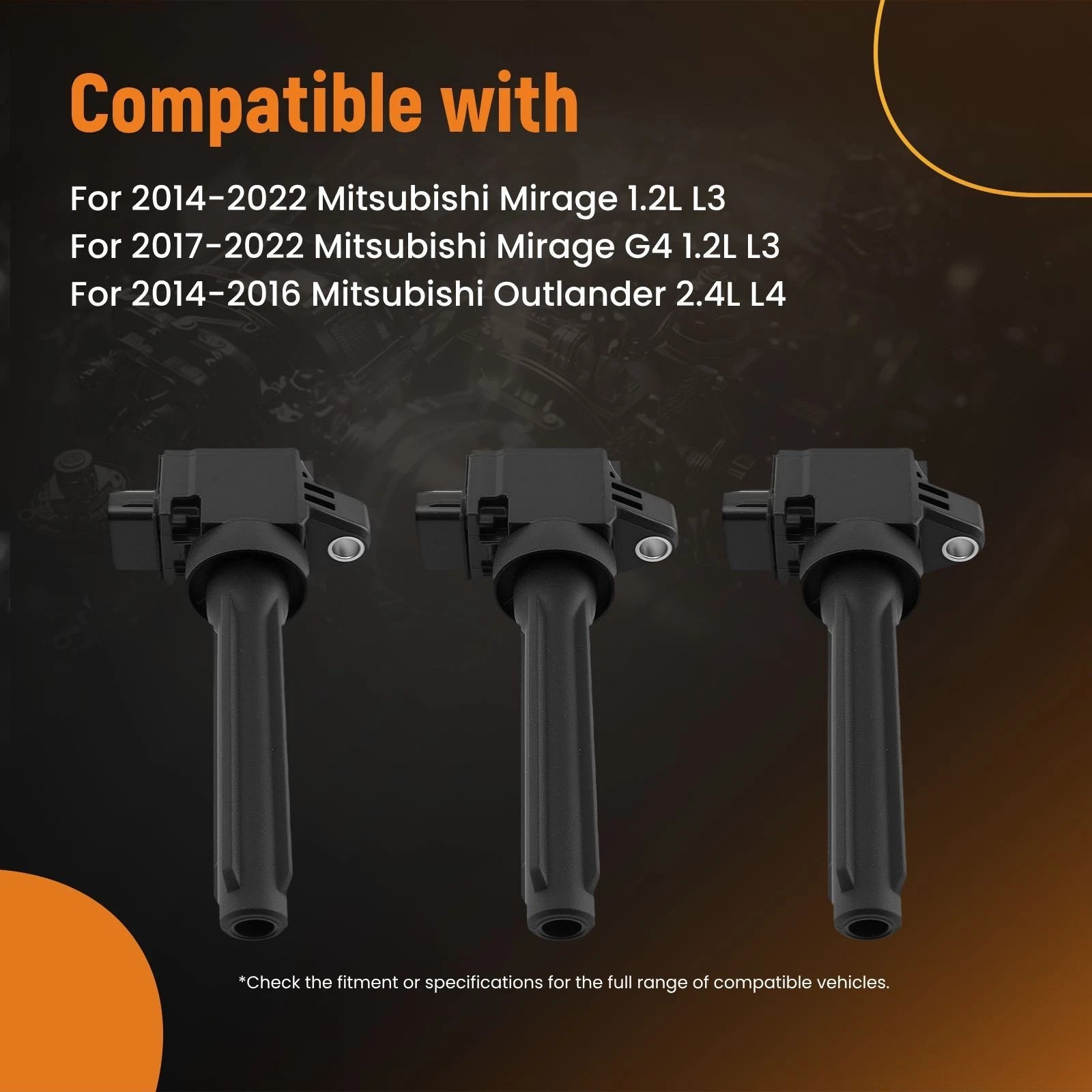 Electronic Ignition Coil for Mitsubishi Mirage 1.2L (2014–2022) UF815 C926