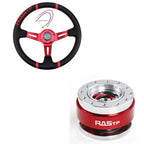 14" Deep Dish Steering Wheel & Horn for Off-Road Drifting Vehicles