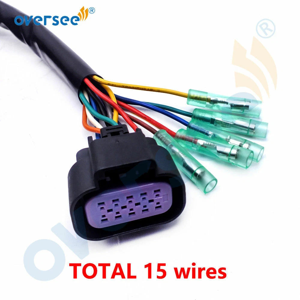 Harness Assembly & 15 Wire for Mercury Marine Outboard (4.8 M)