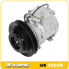 A/C Compressor with Clutch for Toyota Corolla, Geo Prizm