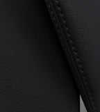 Sunvisors Cover Skin for Toyota Corolla (2009–2013) Black PVC Leather