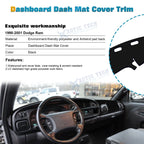 Dashboard Dash Cover Carpet Mat Pad for 1998-2001 Dodge Ram 1500-3500