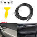 Carbon Fiber Texture Door Gap Edge Line Strip Insert for Car (—)