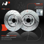 Front Drilled Brake Rotors & Ceramic Pads for Honda Odyssey (2011–2014)