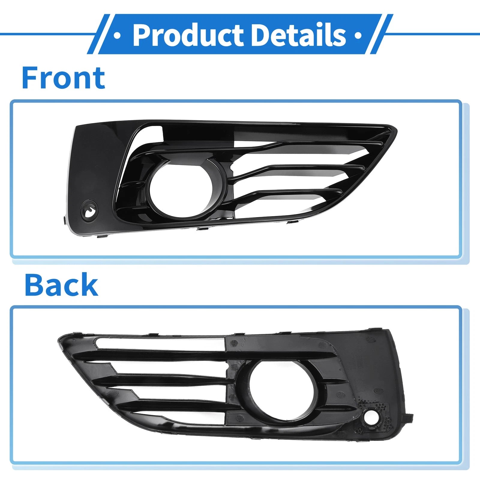 1 Pc Fog Light Grill for BMW 2 Series (2017–2020) No. 51117407700