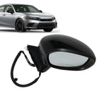 Power Adjust Black Mirror Right Passenger Side for Honda Civic (2022–2023)