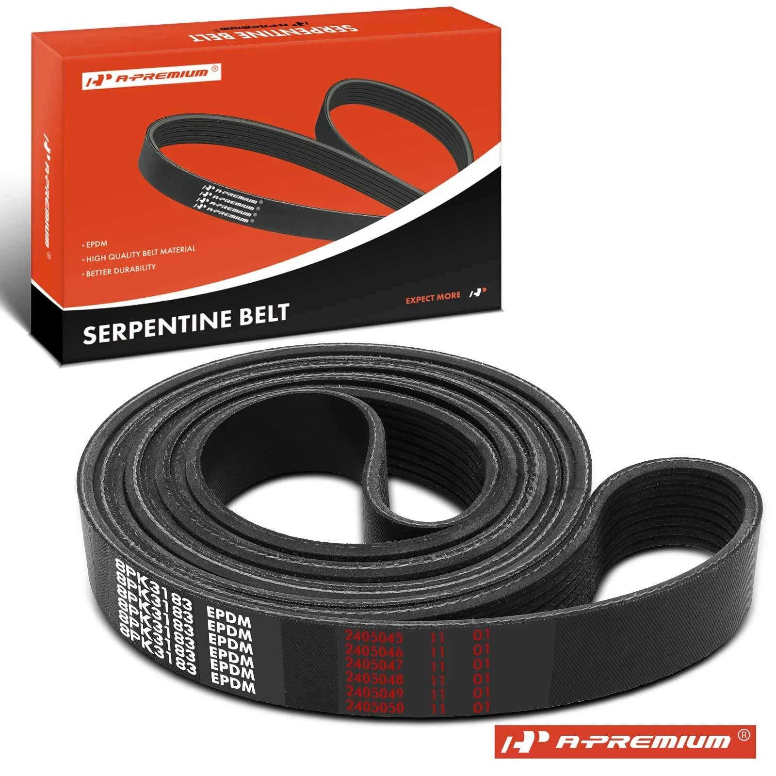 Serpentine Belt for Ford Excursion (2003–2005) V8 6.0L