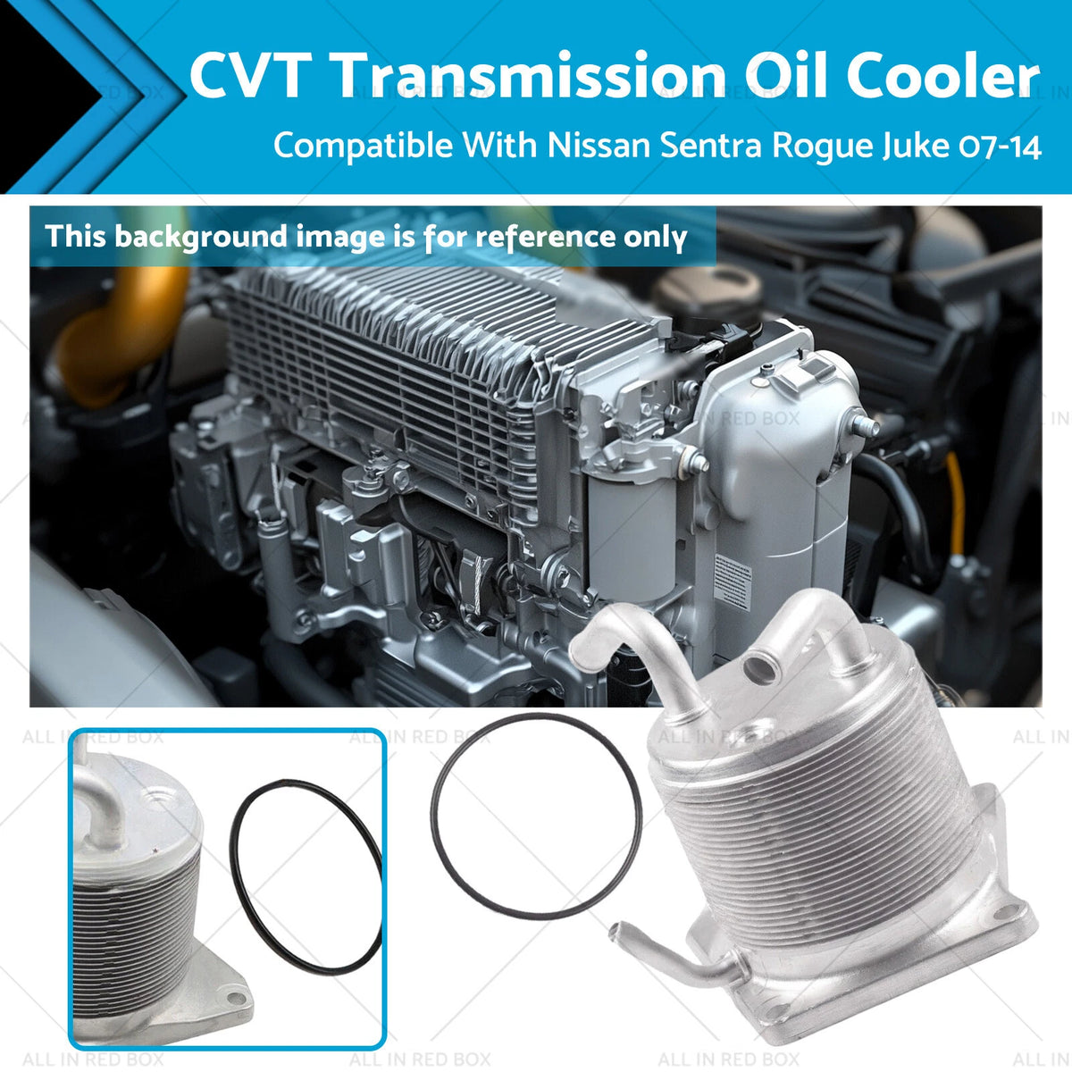 CVT Transmission Oil Cooler for Nissan Sentra Rogue Juke (2010–2019) 21606 3TX0A