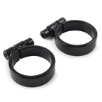 Black Exhaust Port Clamps for Harley XL Ironhead Sportster (1957-1985)