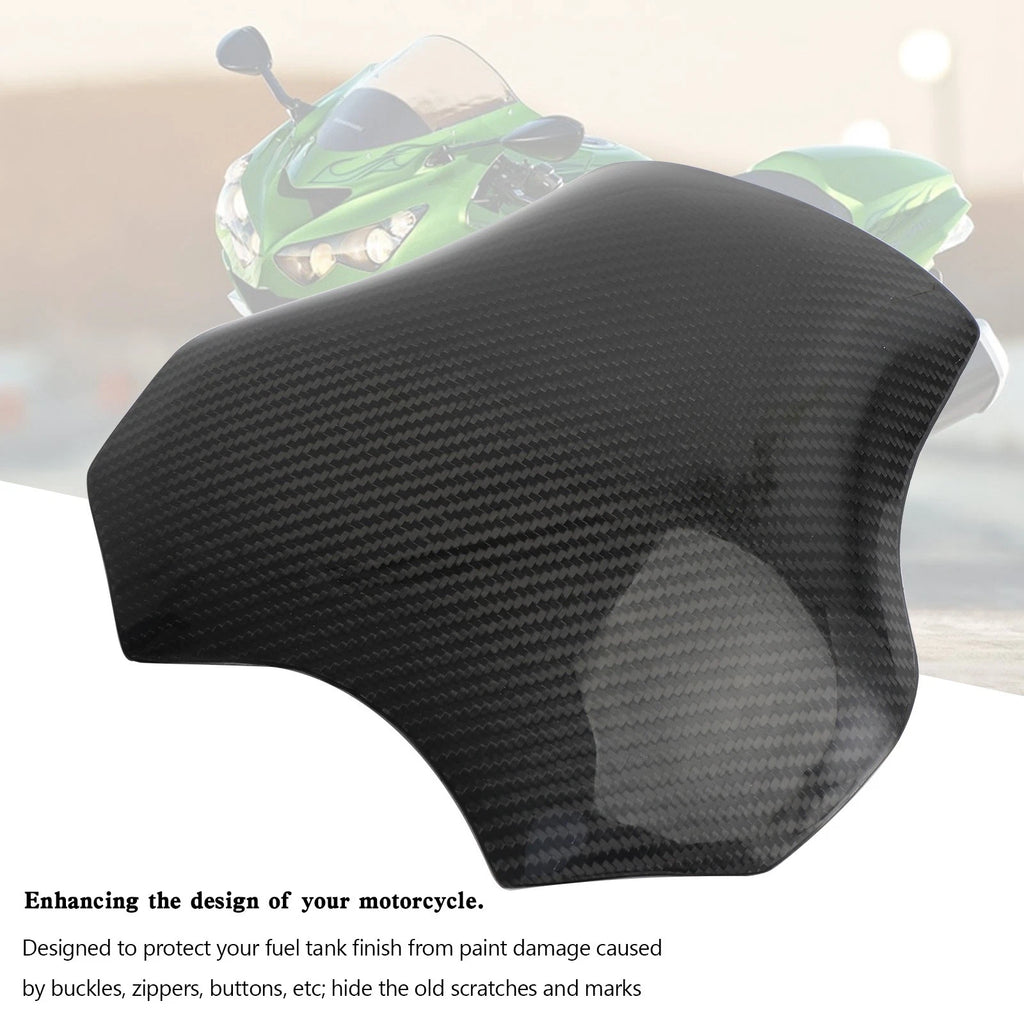 Carbon Fiber Tank Cover Fairing for Kawasaki Ninja ZX-14R (2006–2011)