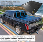 6.8FT Hard Tonneau Cover for Ford F250 F350 Super Duty (1999–2024)