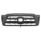 Replacement Black/Gray Matte/Ready to Paint Plastic Grille w/Emblem Hole