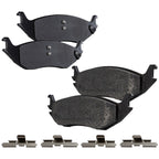 Brake Pad Set for Dodge Ram 1500 (2002–2010) Rear 2-Wheel RWD