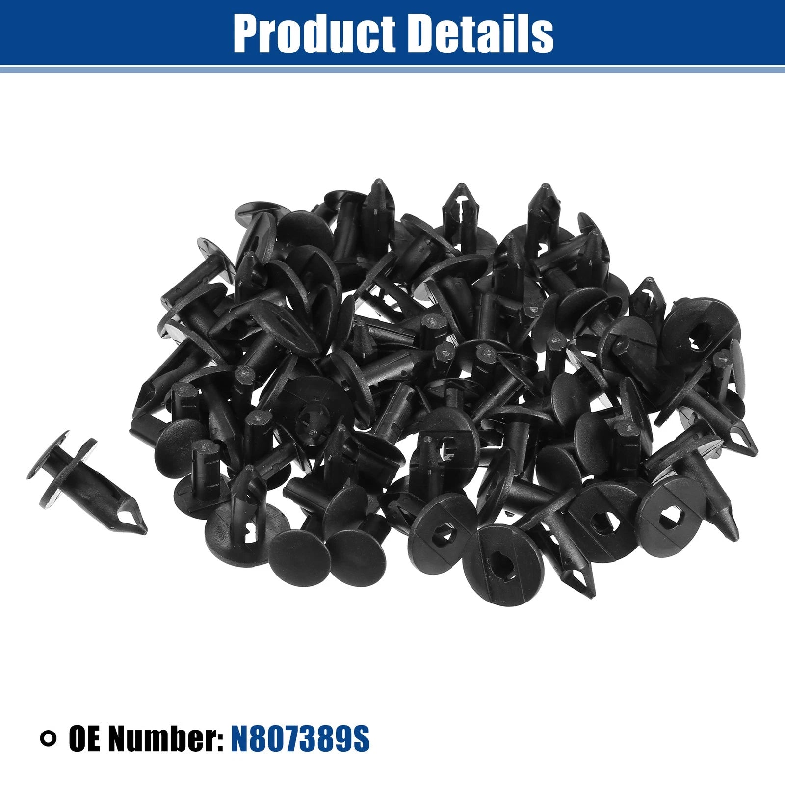 40 Pcs Bumper Retainers Clips for Ford Escape (2001–2012) No.N807389S
