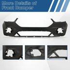 Front Bumper Cover for Ford Escape (2017–2019) Primed with Bracket