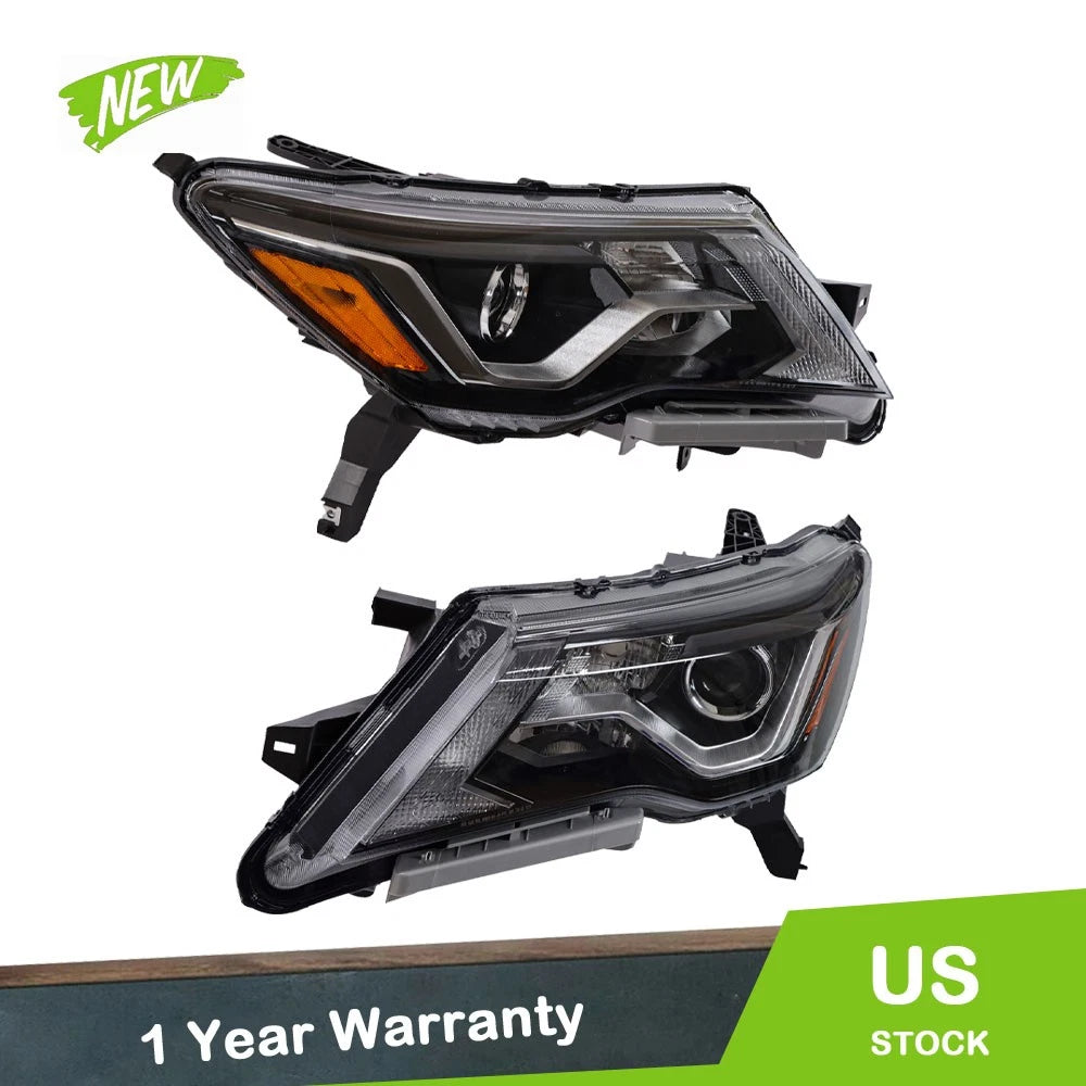 Headlight Assembly Set of 2 for Nissan Pathfinder (2017–2020) Halogen