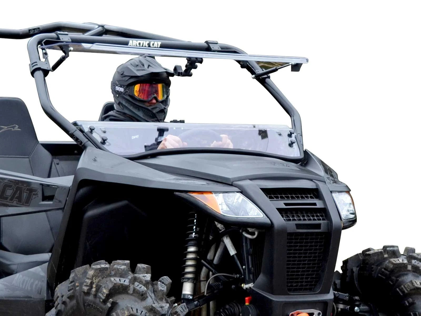 Scratch Resistant Flip Windshield for Arctic Cat Wildcat Trail (2014–2023)