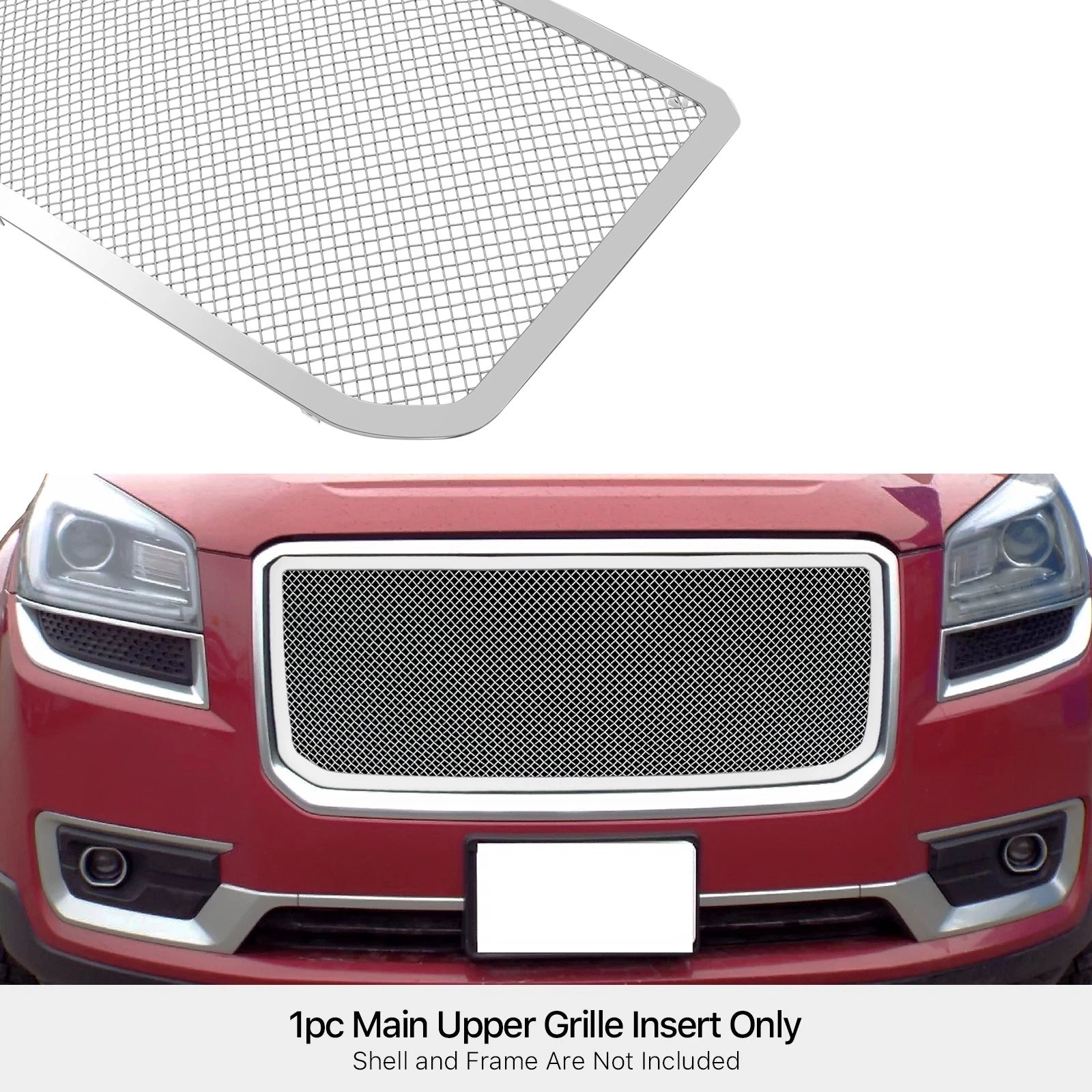 Stainless Chrome Mesh Grille Insert for GMC Acadia (2013-2016)