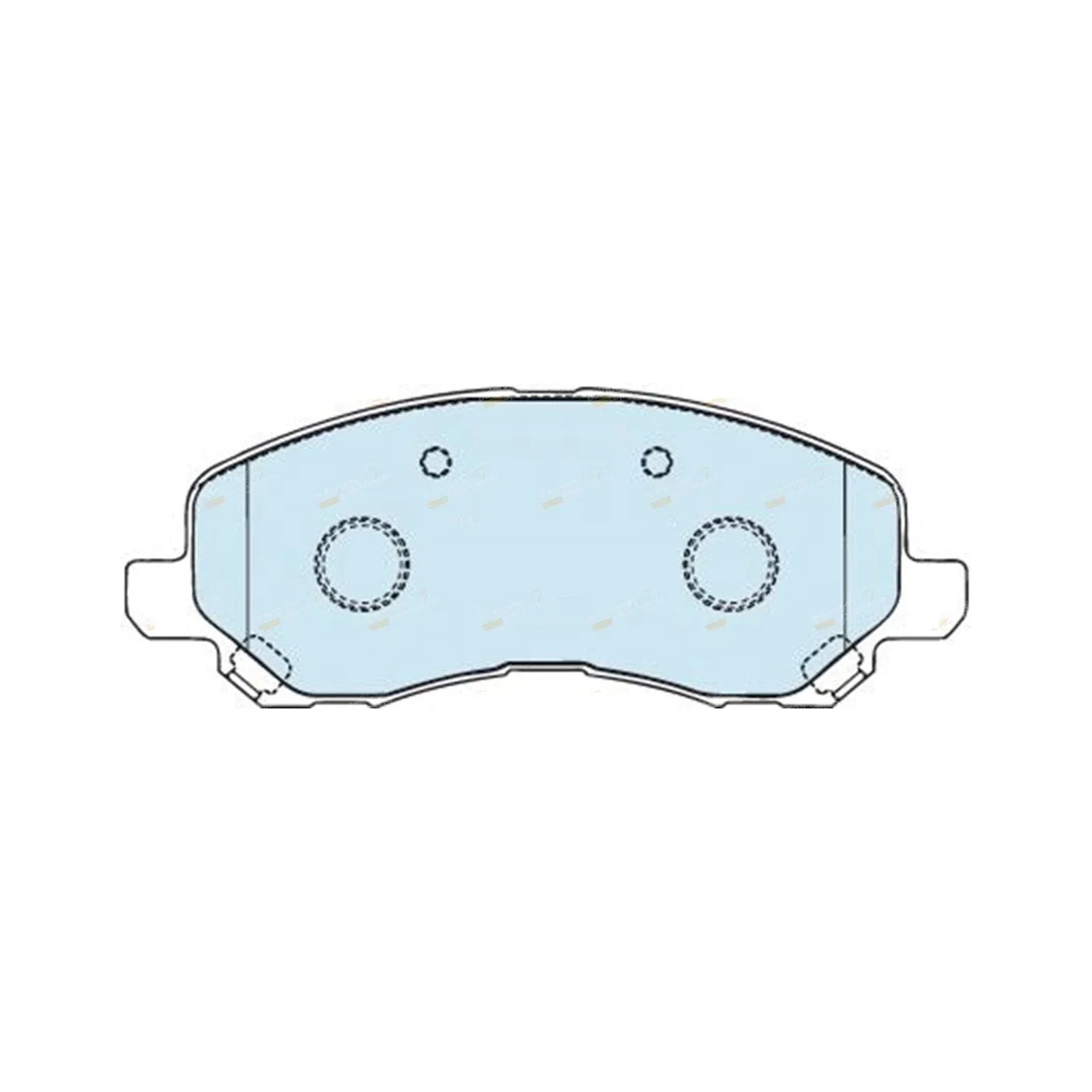 Front Disc Brake Pad Set for Dodge Caliber (2006-2014)