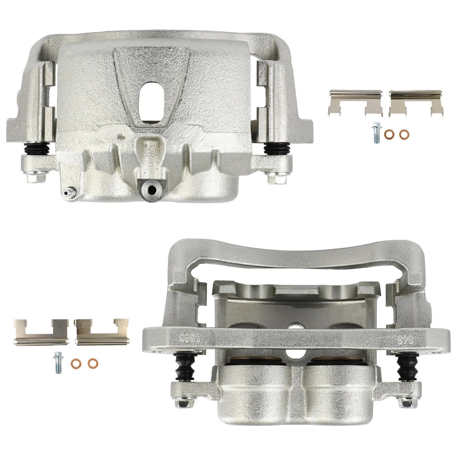 Set of 2 Rear Brake Calipers for Chevrolet Silverado 3500 (2001–2006)