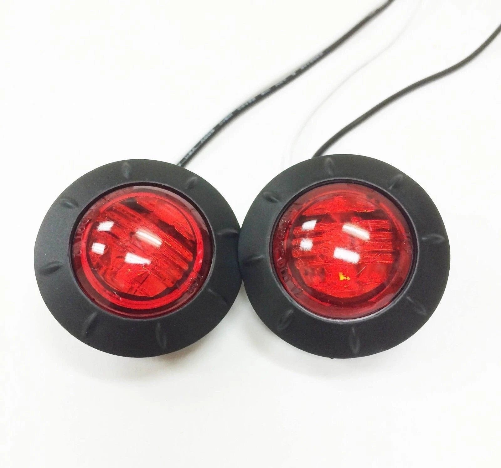 2X Red LED Marker Clearance Lights for Trailer/Truck/RV (24033)