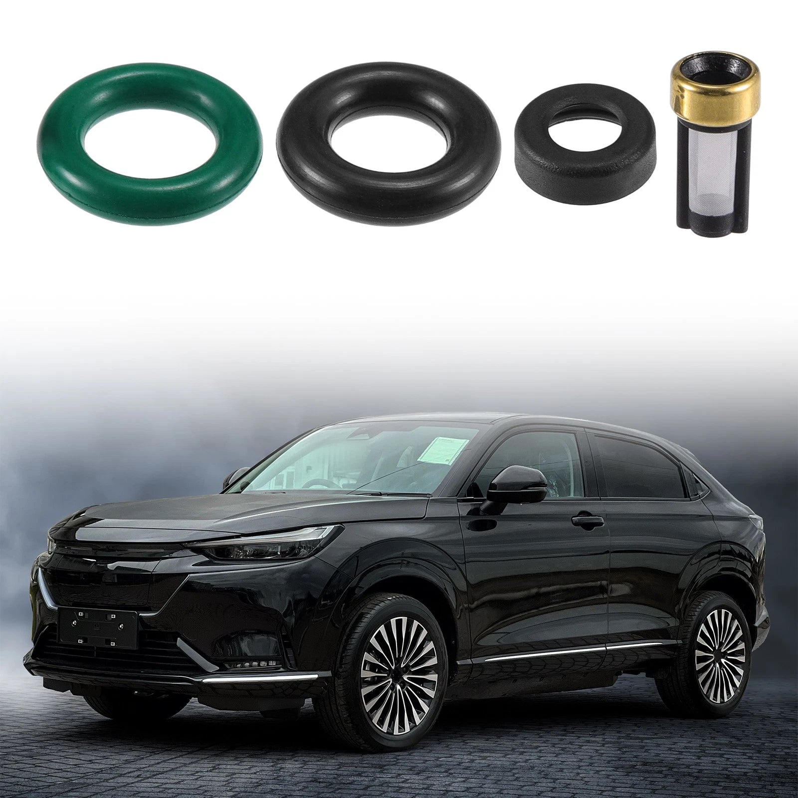 Set of 6 Fuel Injector Seal O Rings for Honda Accord (2008–2017) NBR Rubber