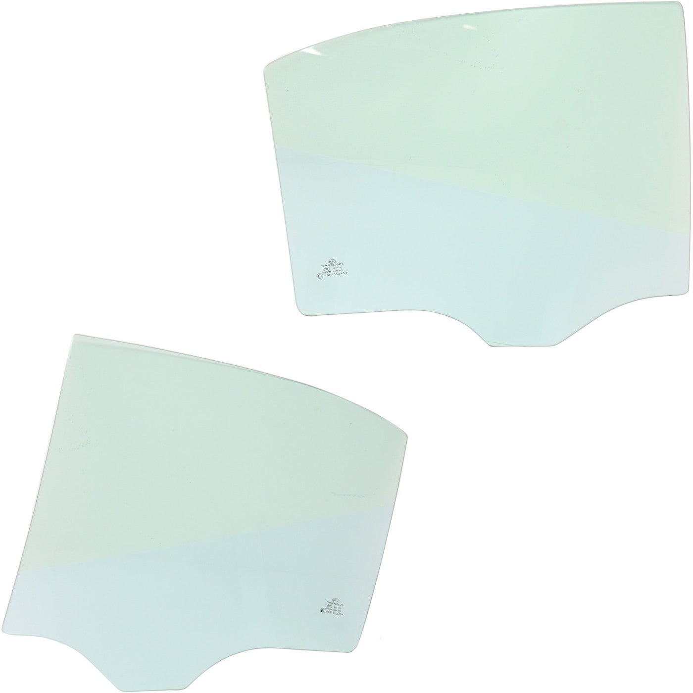 Set of 2 Rear Door Glasses for MB Mercedes C Class