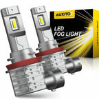 2X H8 H11 LED Fog Light Bulb 6500K 4000LM for Universal Fit