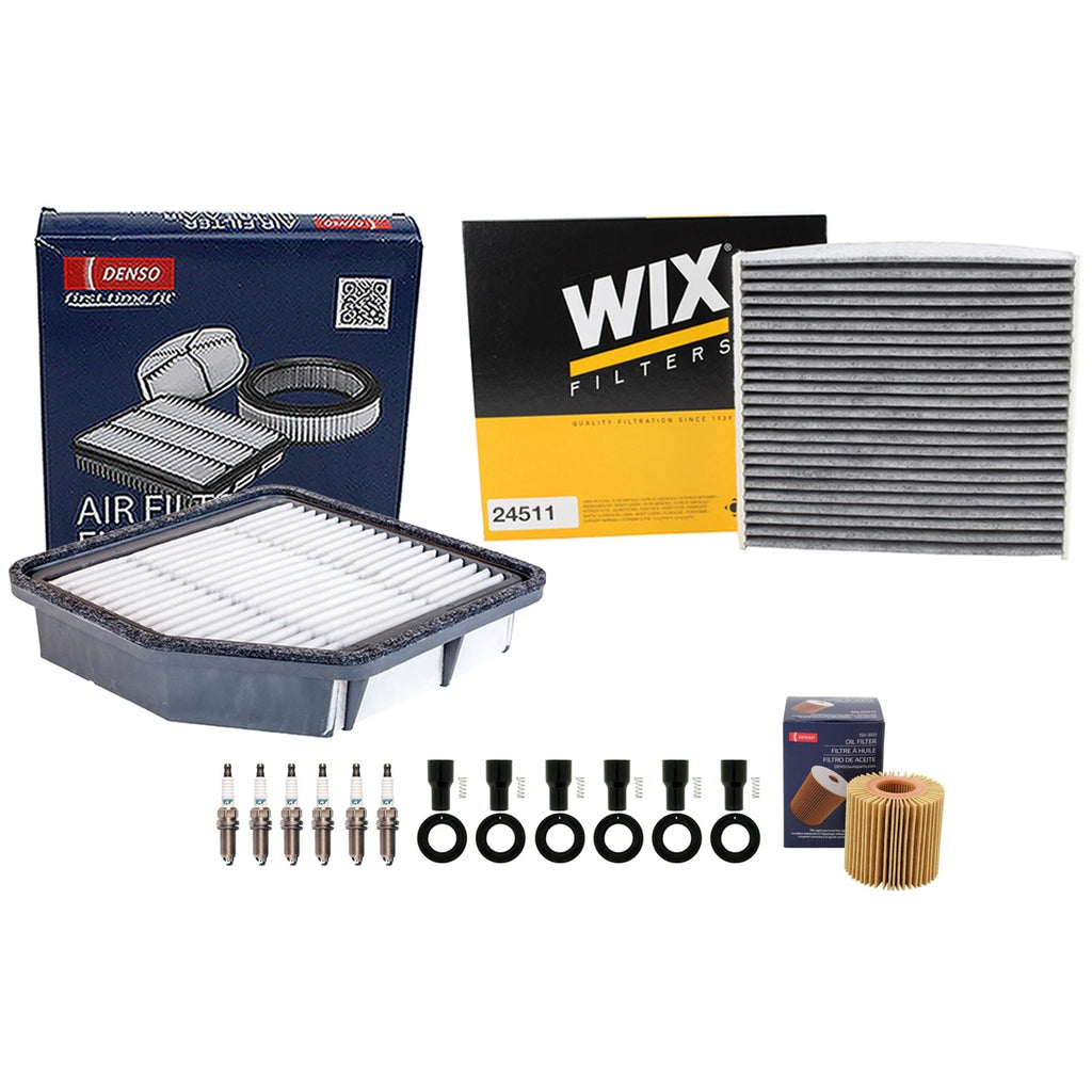 Tune Up Kit with 6 NGK Spark Plugs & Boots for Lexus IS250 (2007)