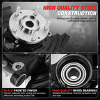 Front Left Driver Side Loaded Wheel Bearing Knuckle Assembly for Sonata (2011–2013)
