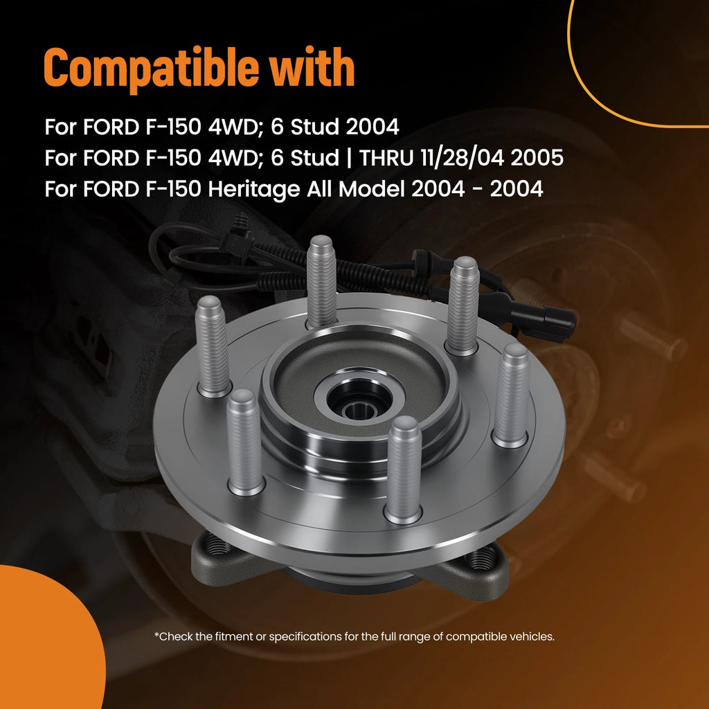 Front Wheel Bearing Hub Assembly for Ford F-150 4WD (2004–2005) 515046 BR930455