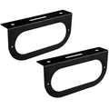 Set of 2 6" Oval Light Mounting Bracket for Semi-Trailers RV Campers
