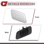 Front Right Washer Nozzle Cover Cap for Subaru Forester (2018–2021) Silver Tone