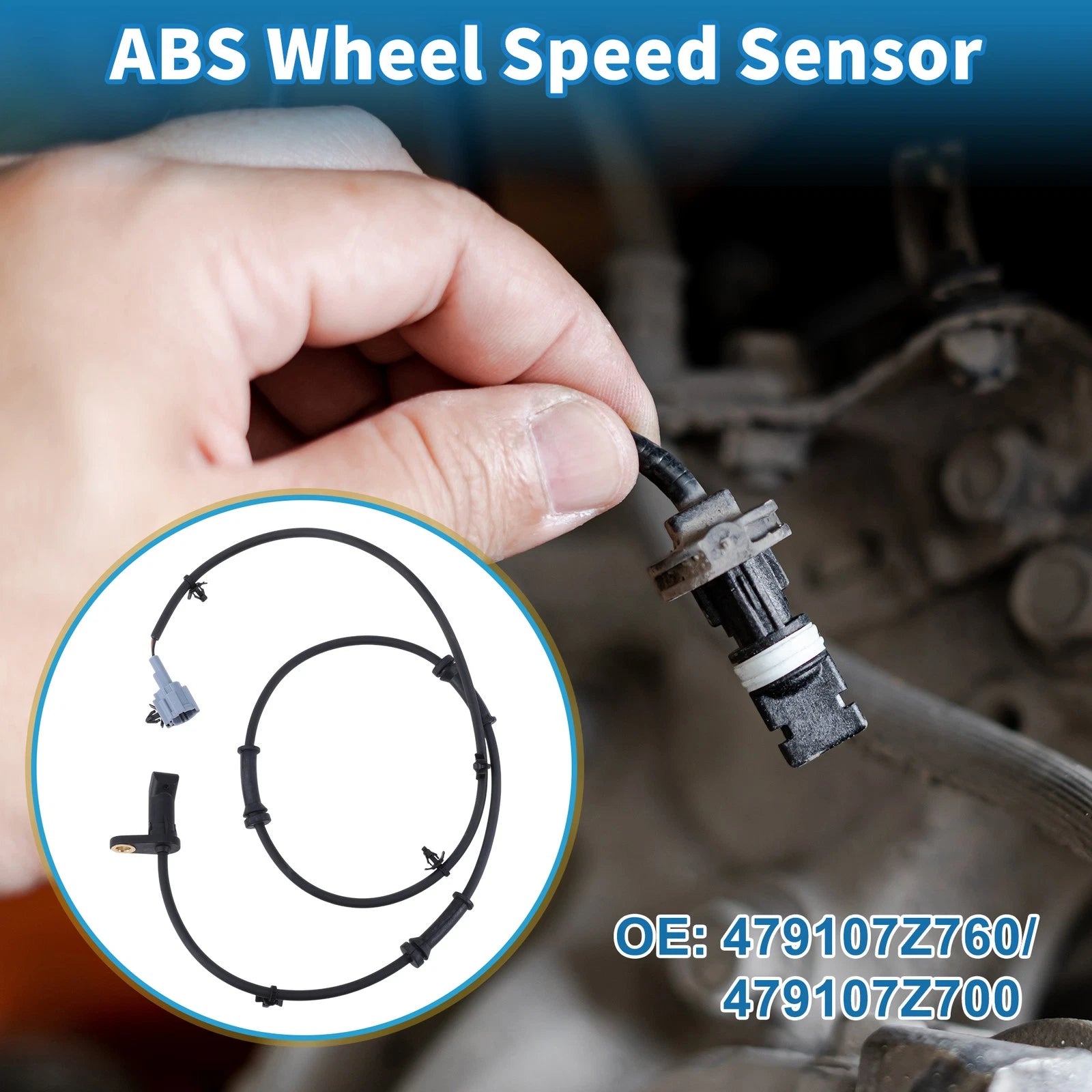 ABS Wheel Speed Sensor No. 479107Z760 for Nissan Frontier (1999–2004)